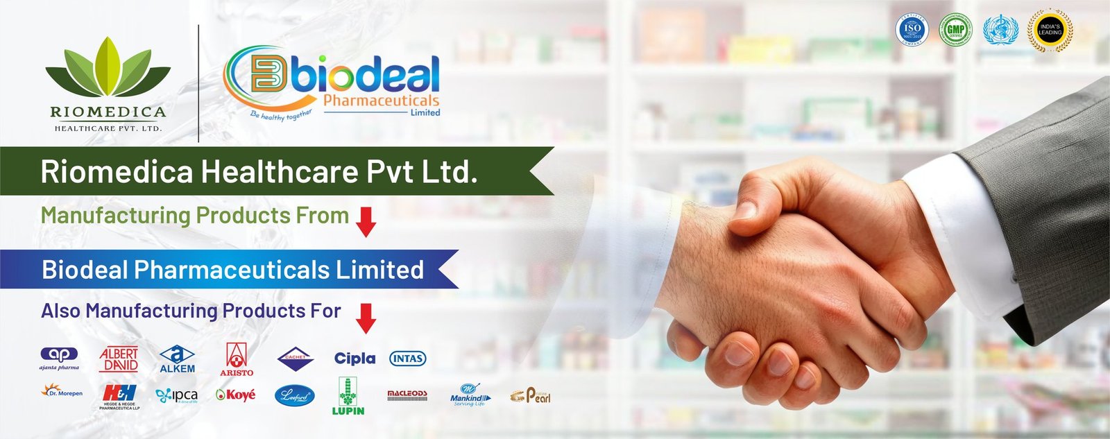 Riomedica Healthcare - Leading Pharmaceutical Company