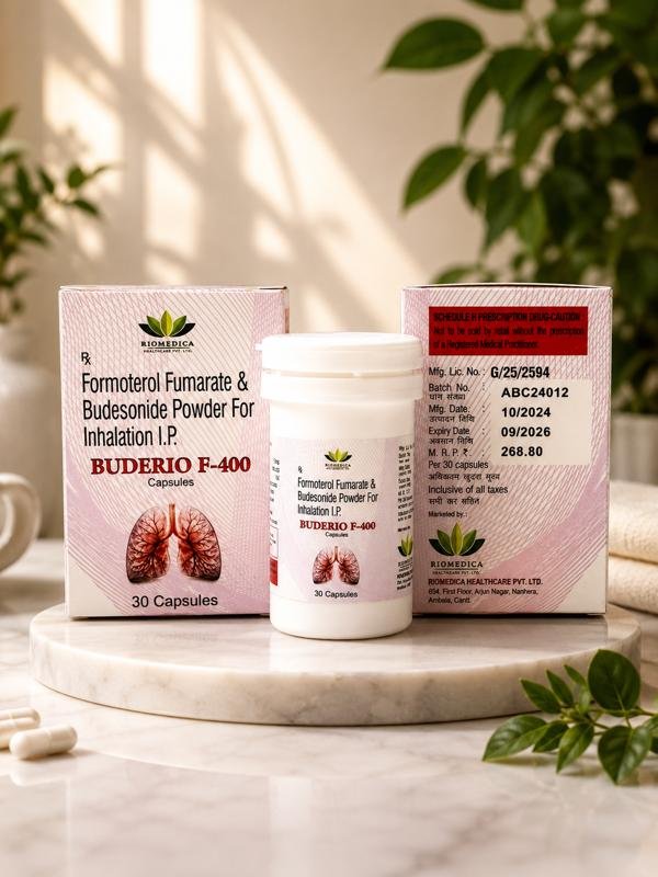 Buderio F 400 Capsules