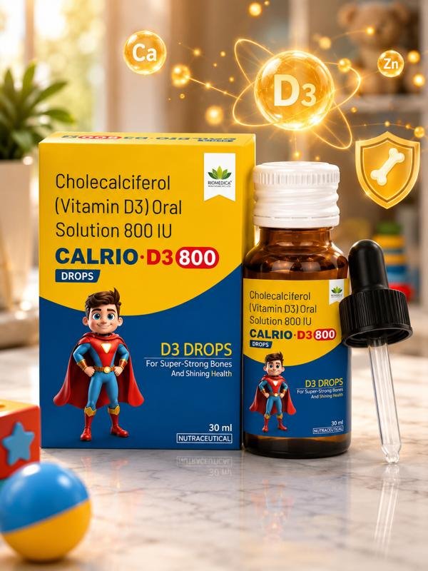 Calrio D3 800 Drops