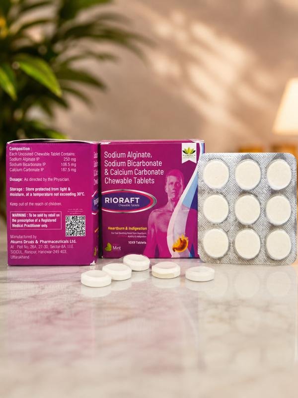 Rioraft Chewable Tablets