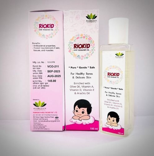 RIOKID BABY MASSAGE OIL - Riomedica Healthcare